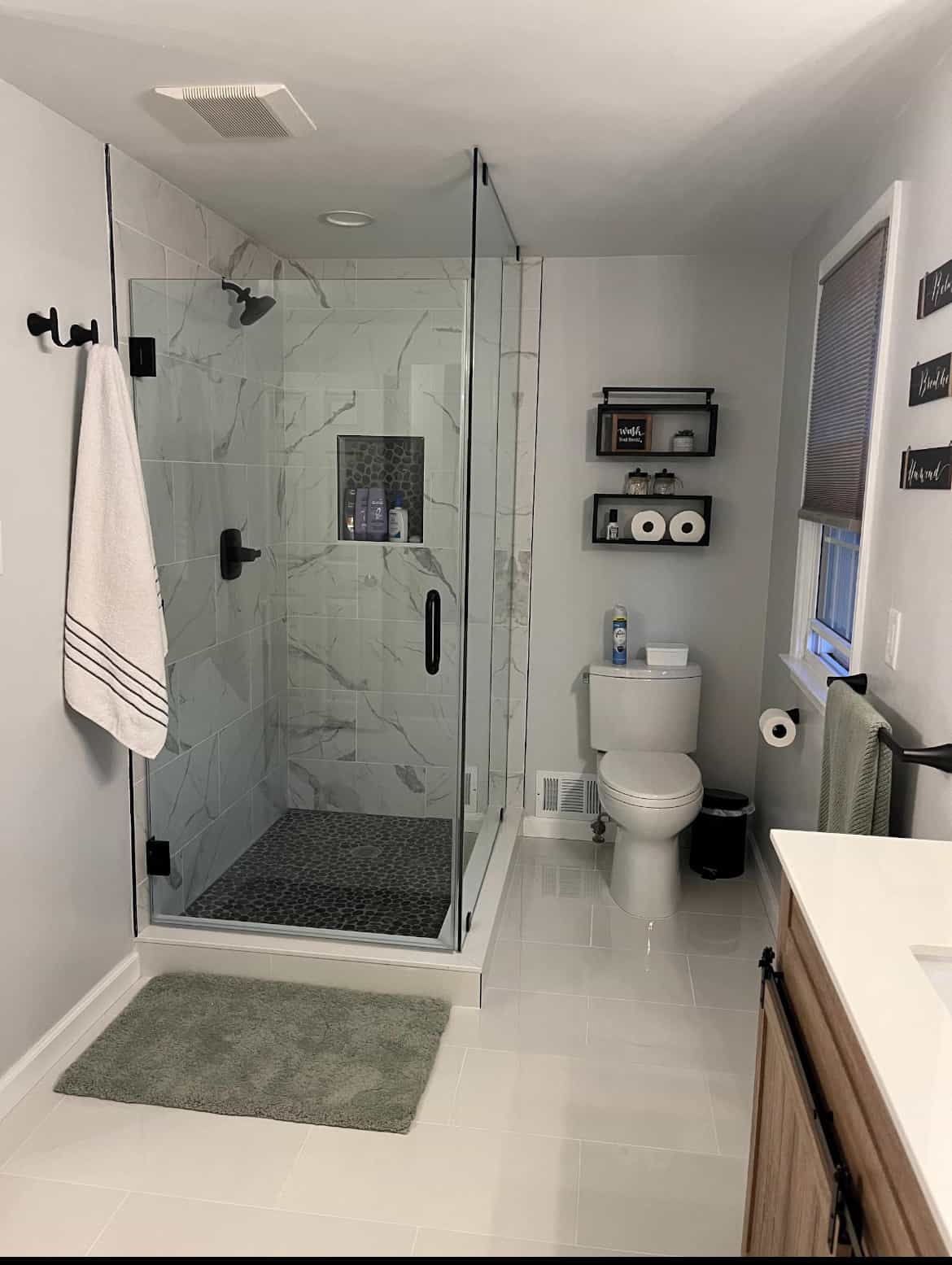Luxury Master Bathroom Renovation - Walk-in Shower & Double Vanity